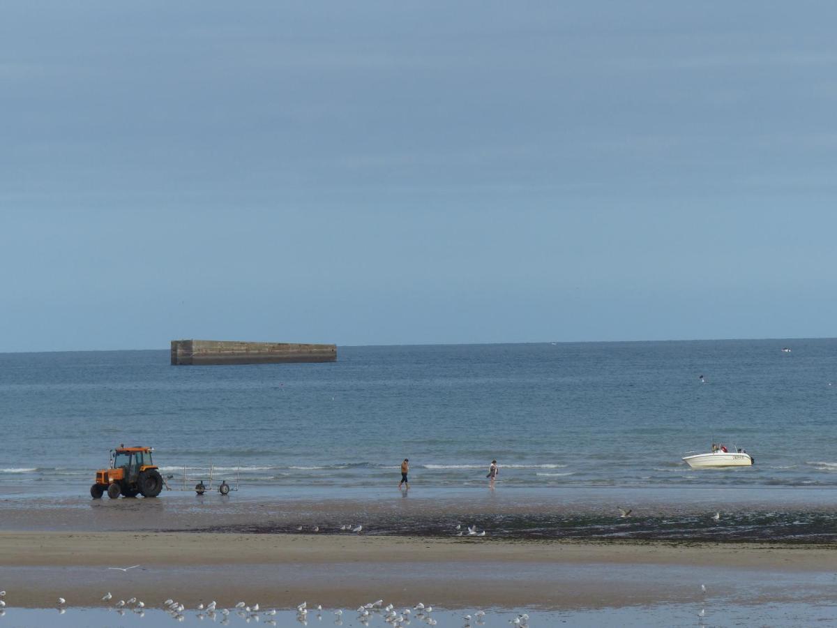 Le Ruban Bleu Face A La Mer Arromanches-les-Bains Zewnętrze zdjęcie